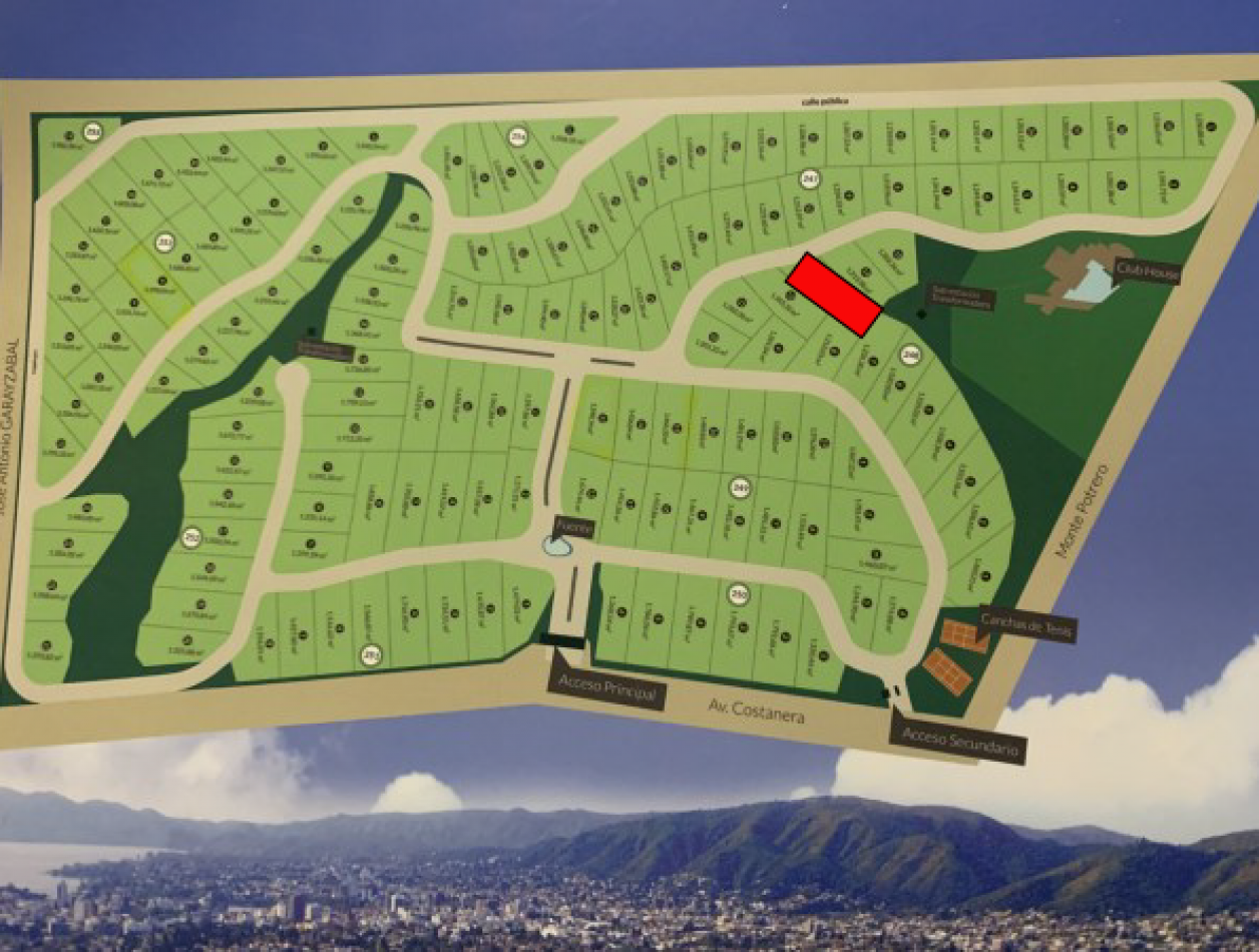 Amplio Lote En Venta,  Altos de Carlos Paz. Excelente entorno natural.